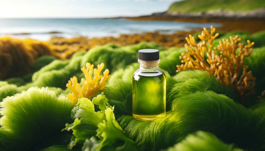 Seaweed Essential Oil with Plants