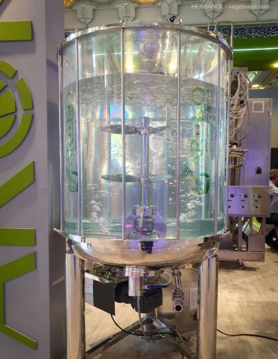 AROKO Industries' bioreactor system displayed at IranPharma 2024.