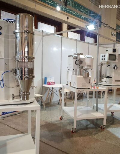 DorsaTech pharmaceutical processing equipment at IranPharma 2024.